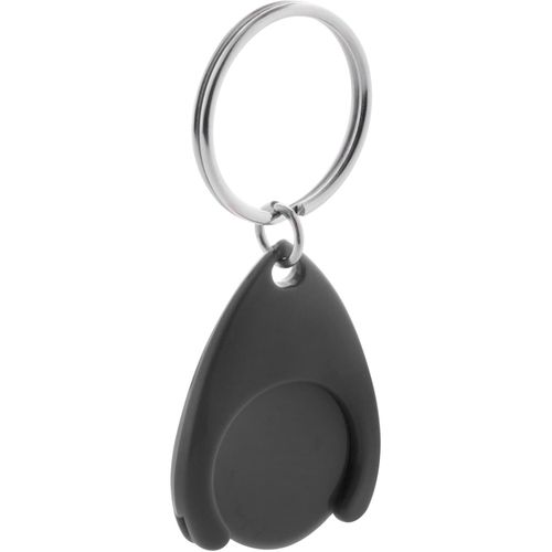 Schlüsselanhänger mit Einkaufswagen-Chip Nelly (Art.-Nr. CA980625) - Schlüsselanhänger mit Einkaufswagen-Ch...
