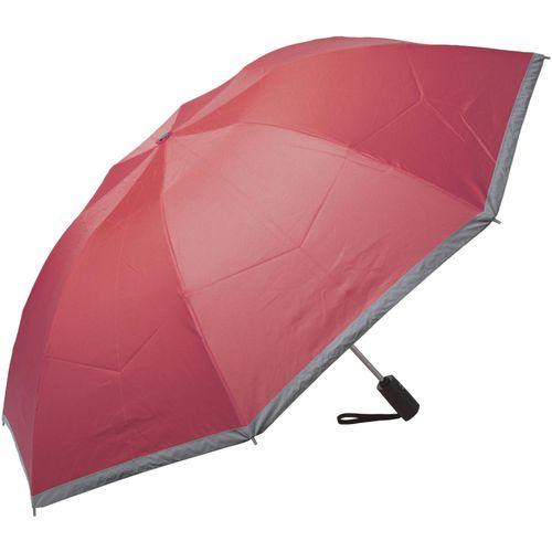 Reflektierender Regenschirm Thunder (Art.-Nr. CA987014) - Vollautomatischer Windproof-Taschenschir...