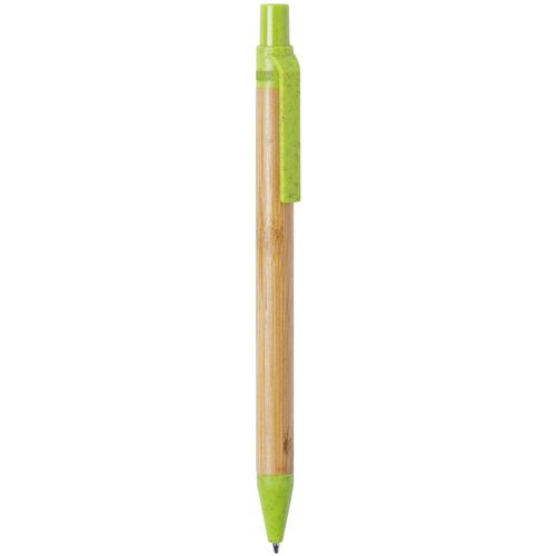 Bambus-Kugelschreiber Roak (Art.-Nr. CA987083) - Bambus-Kugelschreiber mit Elemten aus...