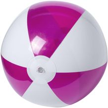 Strandball (ø28 cm) Zeusty (pink, weiß) (Art.-Nr. CA990021)