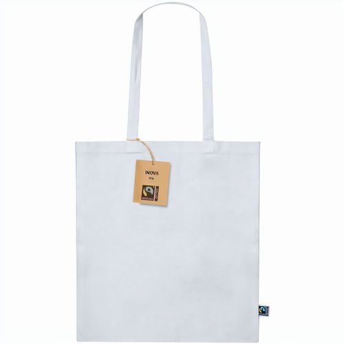 Fairtrade Einkaufstasche Inova (Art.-Nr. CA990950) - Farbige Einkaufstasche mit langen...