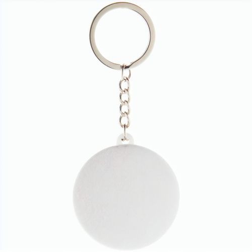 Button-Schlüsselanhänger  KeyBadge RPET Mini (Art.-Nr. CA998711) - Kleiner Pin-Button-Schlüsselanhäng...
