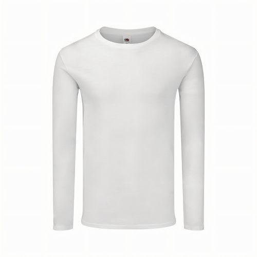 Erwachsene Weiß T-Shirt Iconic Long Sleeve T (Art.-Nr. CA030515) - Weißes T-Shirt für Erwachsene Icon...