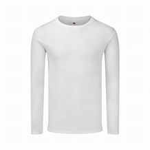 Erwachsene Weiß T-Shirt Iconic Long Sleeve T (Weiss) (Art.-Nr. CA030515)