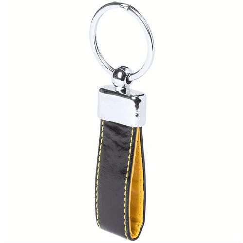 Schlüsselanhänger Boriem (Art.-Nr. CA038758) - Schlüsselanhänger aus elegantem, zweif...