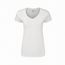 Frauen Weiß T-Shirt Iconic V-Neck (Weiss) (Art.-Nr. CA054514)