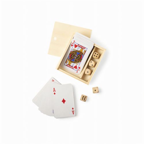 Spiel Set Pelkat (Art.-Nr. CA060373) - Brettspiel-Set mit französischen Karten...