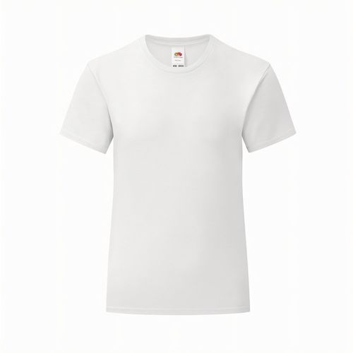 Kinder Weiß T-Shirt Iconic (Art.-Nr. CA067741) - Weißes Mädchen-T-Shirt Iconic von Frui...