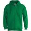 Erwachsene Sweatshirt mit Kapuze + Reißverschluss "keya" SWZ280 (grün) (Art.-Nr. CA070627)