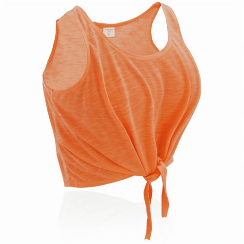 Frauen T-Shirt Slem (Art.-Nr. CA111107) - Kurzes Tanktop für Mädchen aus weichem...