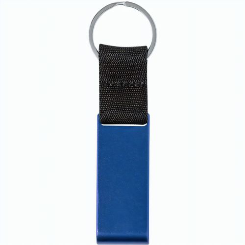 Schlüsselanhänger Halter Fique (Art.-Nr. CA122159) - Schlüsselanhänger aus recyceltem Alumi...