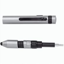 Multifunktion Kugelschreiber Posdan (silber) (Art.-Nr. CA122420)