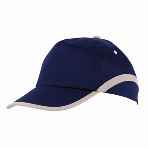 Mütze Line (Art.-Nr. CA124400) - Baseball Cap im 5-Panel-Stil aus 100 %...