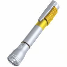 Kugelschreiber Lampe Mustap (Grau / Gelb) (Art.-Nr. CA131912)