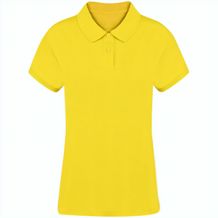 Erwachsene Frauen Farbe Polo-Shirt Koupan (gelb) (Art.-Nr. CA132514)