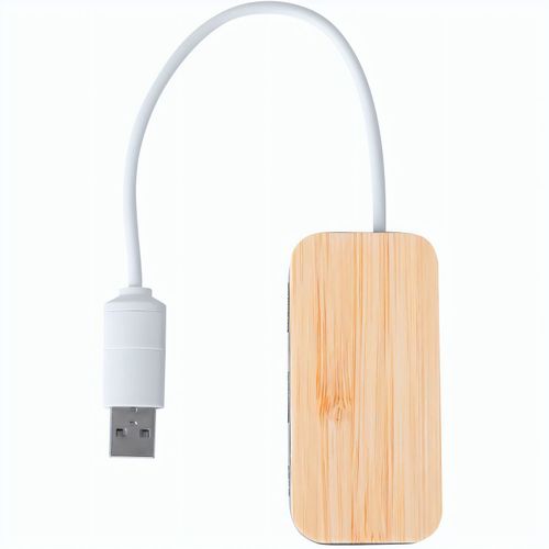 USB Hub Zurk (Art.-Nr. CA140786) - USB 2.0-Hub aus recyceltem Aluminium...