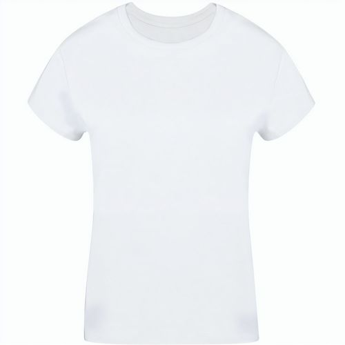 Erwachsene Frauen Weiß T-Shirt Seiyo (Art.-Nr. CA151552) - Damen T-Shirt aus weicher 100% Baumwolle...