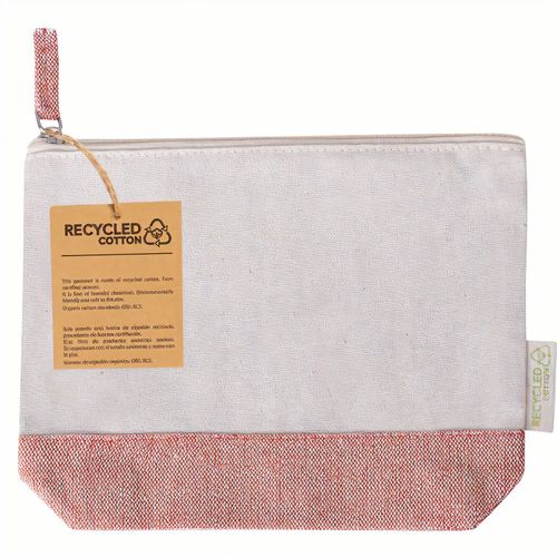 Kosmetik Tasche Velerox (Art.-Nr. CA183548) - Kosmetiktasche aus recycelter Baumwolle....