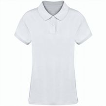 Erwachsene Frauen Weiß Polo-Shirt Koupan (Weiss) (Art.-Nr. CA189996)