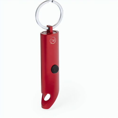 Lampe Schlüsselanhänger Kushing (Art.-Nr. CA203518) - Langlebiger Schlüsselanhänger aus recy...