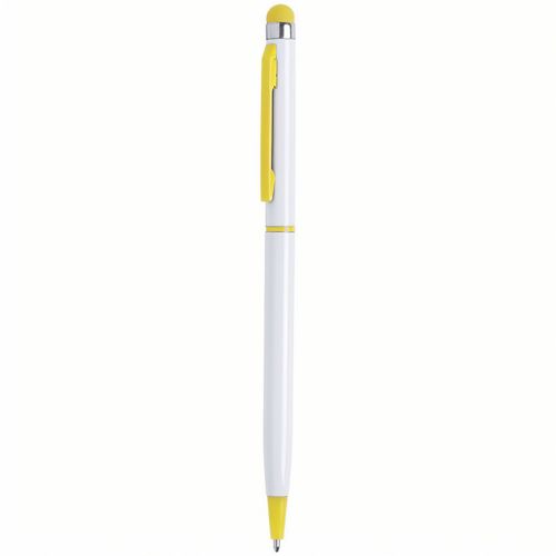 Kugelschreiber Pointer Duser (Art.-Nr. CA204920) - Dreh-Kugelschreiber mit weißem Aluminiu...