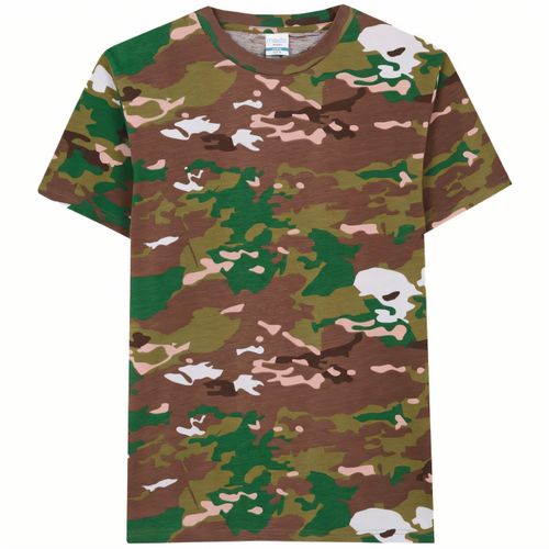Erwachsene T-Shirt Sunt (Art.-Nr. CA214800) - Unisex-T-Shirt mit Camouflage-Aufdruck....