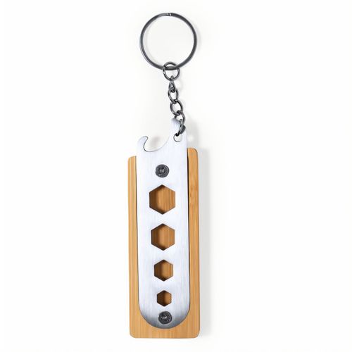Multiwerkzeug Schlüsselanhänger Balmy (Art.-Nr. CA217742) - Multitool-Schlüsselanhänger aus robust...