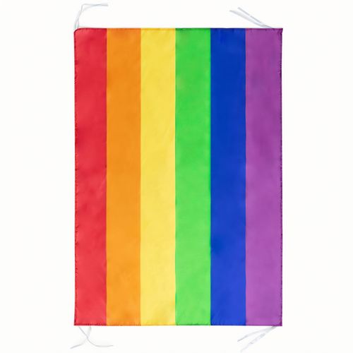 Fahne Zerolox (Art.-Nr. CA221114) - Regenbogenflagge mit mehrfarbigem Stoff...