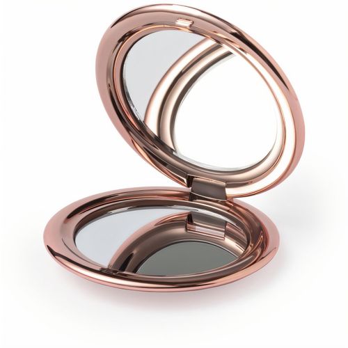 Taschenspiegel Busey (Art.-Nr. CA225534) - Klappbarer Spiegel in elegantem Metallic...