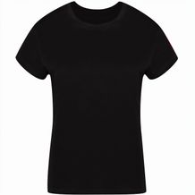Erwachsene Frauen Farbe T-Shirt Seiyo (Schwarz) (Art.-Nr. CA244879)