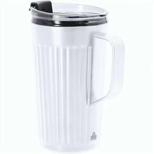 Wärme Tasse Korpla (Art.-Nr. CA248473) - Thermobecher aus recyceltem Edelstahl...