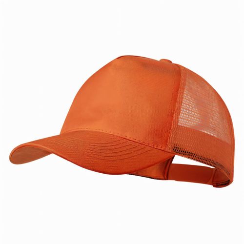 Mütze Clipak (Art.-Nr. CA260516) - 5-Panel-Kappe aus Polyester, mit Netzgew...