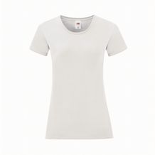 Iconic Frauen Weiß T-Shirt [Gr. XS] (Weiss) (Art.-Nr. CA260598)