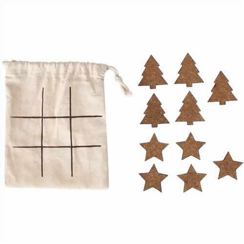 Spiel Bronso (Art.-Nr. CA266760) - Tic-tac-toe-Spiel aus Naturkork. Inklusi...