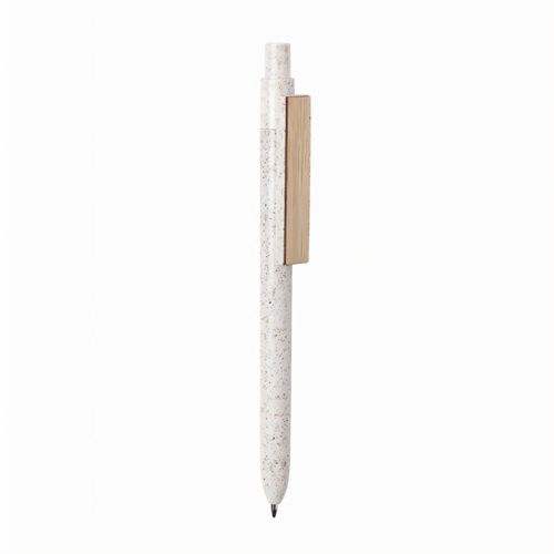 Kugelschreiber Yusin (Art.-Nr. CA270787) - Biros mit Naturschnur und Druckknopfmech...