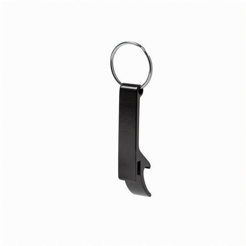 Schlüsselanhänger Flaschenöffner Stiked (Art.-Nr. CA279009) - Schlüsselanhänger mit Aluminiumgehäus...