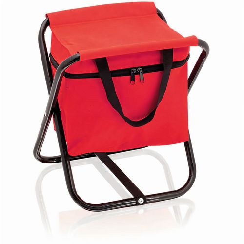 Stuhl Kühltasche Xana (Art.-Nr. CA293657) - Klappstuhl aus Aluminium mit integrierte...