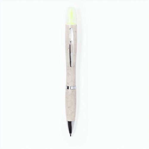 Kugelschreiber Kinun (Art.-Nr. CA317712) - Praktischer Kugelschreiber aus Weizenstr...