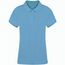 Erwachsene Frauen Farbe Polo-Shirt Koupan (hellblau) (Art.-Nr. CA322160)