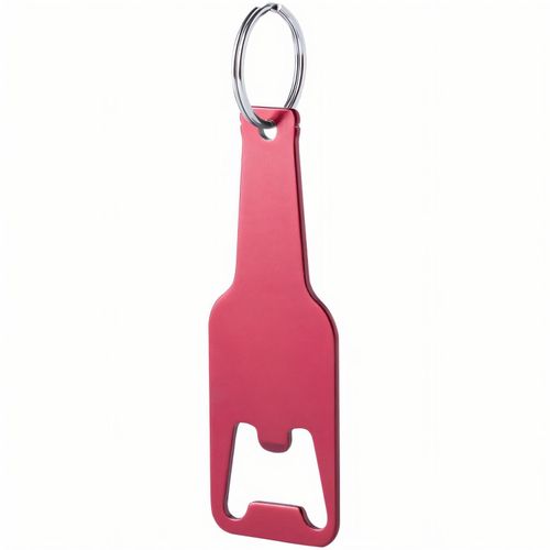 Schlüsselanhänger Flaschenöffner Clevon (Art.-Nr. CA328146) - Origineller Aluminium-Schlüsselanhänge...