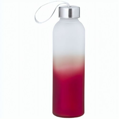 Trinkflasche Nortalik (Art.-Nr. CA346993) - Flasche aus Glas und rostfreiem Stahl...