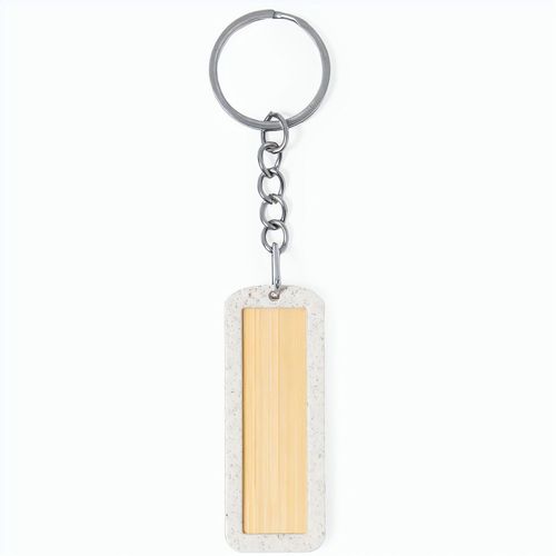 Schlüsselanhänger Veterson (Art.-Nr. CA354424) - Öko-Schlüsselanhänger aus Bambus ...