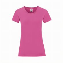 Frauen Farbe T-Shirt Iconic (fuchsie) (Art.-Nr. CA364589)