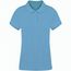 Erwachsene Frauen Farbe Polo-Shirt Koupan (hellblau) (Art.-Nr. CA366271)