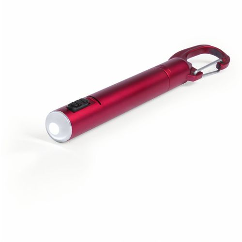 Kugelschreiber Lampe Krujer (Art.-Nr. CA368956) - Kugelschreiber mit integrierter LED-Tasc...