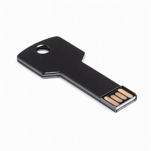 USB Speicher Fixing 16GB (Art.-Nr. CA376972) - USB-Stick in Schlüssel-Form aus glänze...