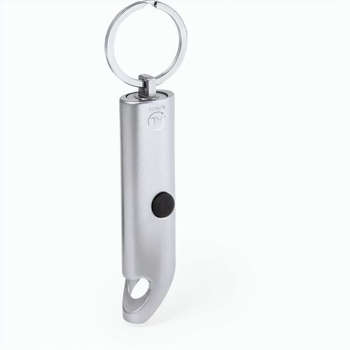 Lampe Schlüsselanhänger Kushing (Art.-Nr. CA407615) - Langlebiger Schlüsselanhänger aus recy...
