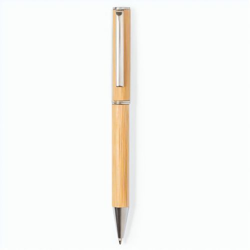 Kugelschreiber Stenson (Art.-Nr. CA425198) - Kugelschreiber mit Bambusschaft, Metallc...