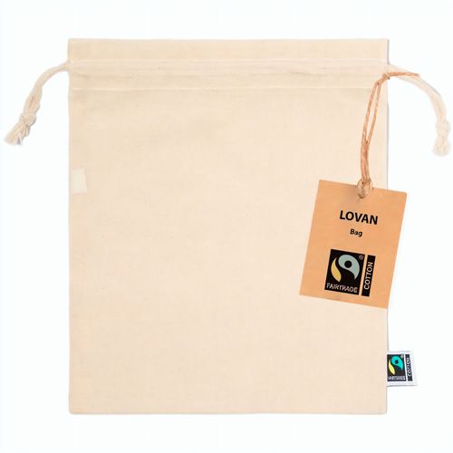 Tasche Lovan Fairtrade (Art.-Nr. CA428215) - Natur Linie Tasche, hergestellt aus...