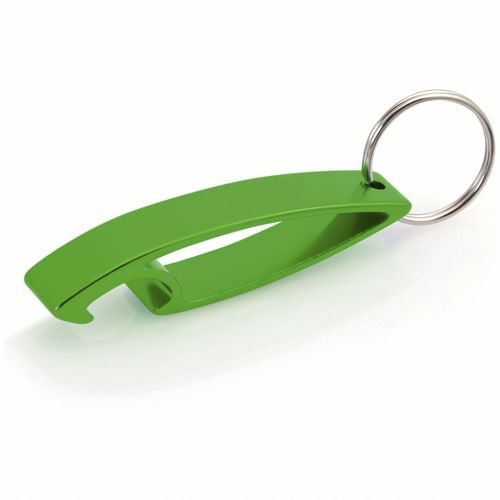 Schlüsselanhänger Flaschenöffner Samo (Art.-Nr. CA444926) - Schlüsselanhänger mit Flaschenöff...
